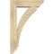 Ekena Millwork Thorton Slat Rough Sawn Bracket w/ Offset Brace, Douglas Fir, 6"W x 20"D x 32"H BKT0604X20X32THR06RDF - alternate 3